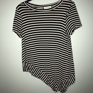 Black&white stripped T, size M